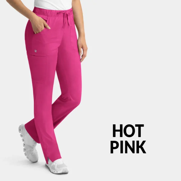 Matrix Women's Full Elastic Waist Scrub Cargo Pants - Image 3
