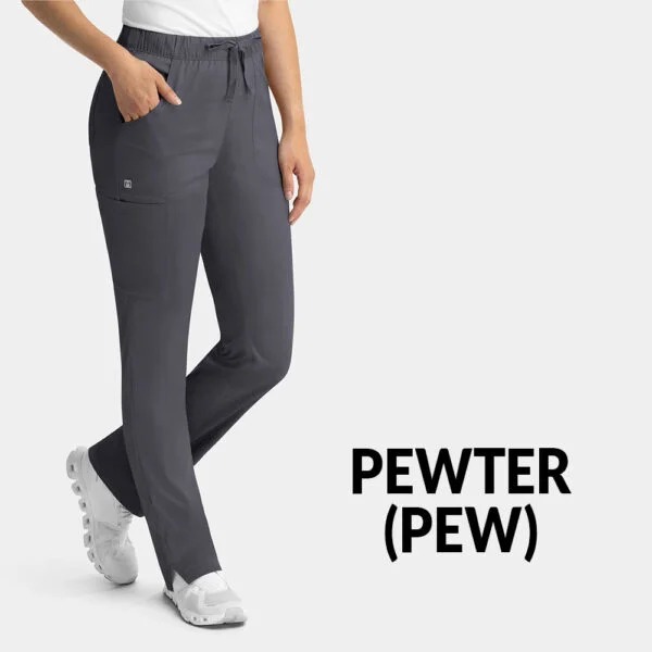 Matrix Women's Full Elastic Waist Scrub Cargo Pants - Image 5