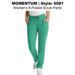 Momentum Women's 6-Pocket Scrub Pants | Style: 5091 | HomeHealthcareScrubs.com