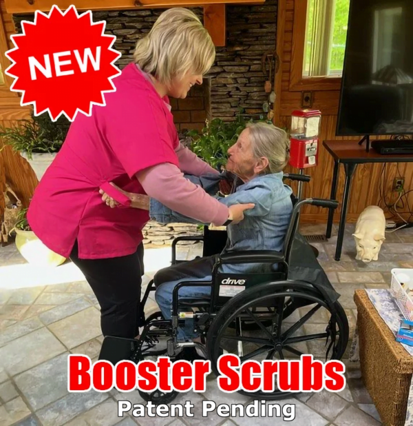 Booster Scrub Tops | HomeHealthcareScrubs.com