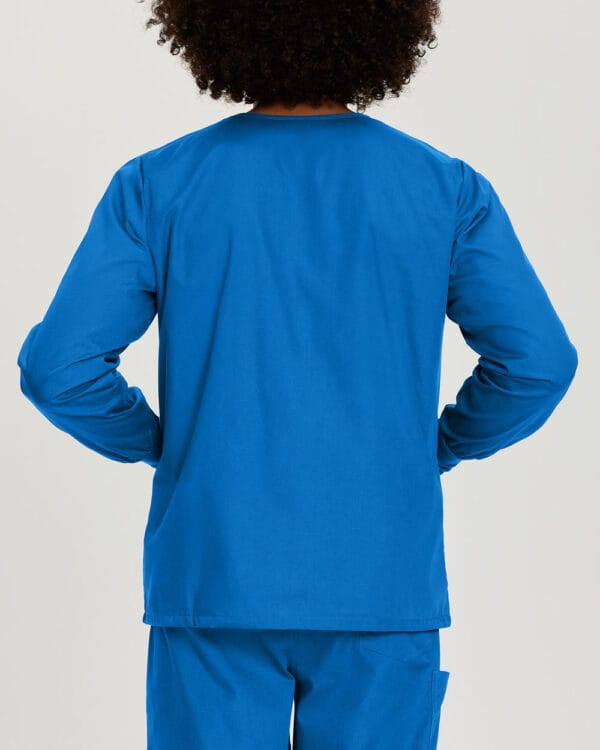 Unisex - Landau Scrub Zone 3 Pocket Warm Up Scrub Jacket - Image 10