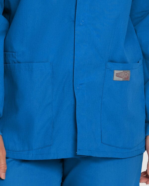 Unisex - Landau Scrub Zone 3 Pocket Warm Up Scrub Jacket - Image 8